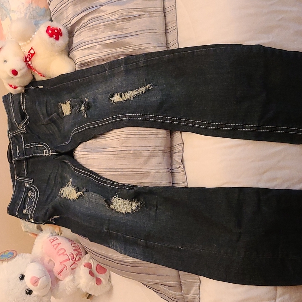 Twentyone Black by Rue21 Ripped Jeans for Women